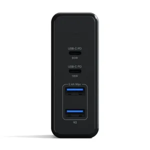 Satechi 108 W Pro USB-C PD desktop lādētājs ar divām USB-C un divām USB-A pieslēgvietām