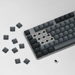 Satechi SM3 slankt mekanisk tastatur i mørk grå med avtakbare tastehetter og eksponerte brytere