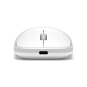 Satechi Slim EX trådløs mus med avrundet kropp, rullehjul og frontåpning for USB-C