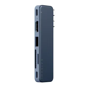 Satechi USB-C Snap Hub 6-in-1 MacBook Neo, ar HDMI, USB-A, SD, microSD un diviem USB-C savienotājiem