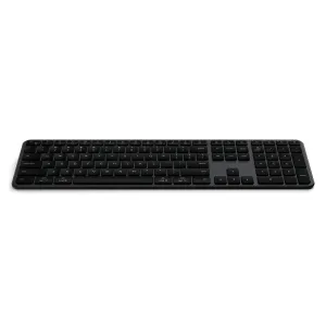 Satechi EX3 Slim kabellose Tastatur, Vollformat-Layout in Schwarz mit Ziffernblock, Navigationstasten und flachen Tasten