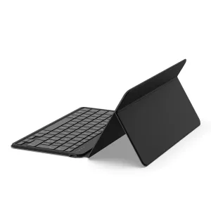 Satechi OntheGo Bluetooth-Tastatur mit Ständer, schwarzem nordischem Layout und faltbarem Design für mobiles Tippen