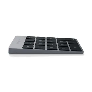 Satechi slankt trådløst numerisk Bluetooth-tastatur i sølv og svart med lavprofiltaster