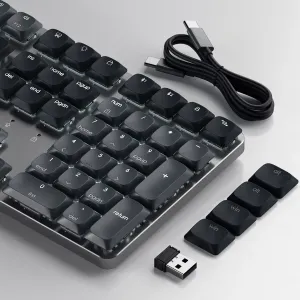 Satechi SM3 slim mekanisk Bluetooth-tastatur med bakgrunnsbelysning og US-engelsk fullstørrelsesoppsett