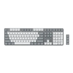 Satechi SM3 slim mekanisk bakbelyst Bluetooth-tastatur med amerikansk engelsk 108-tasters oppsett og talltastatur