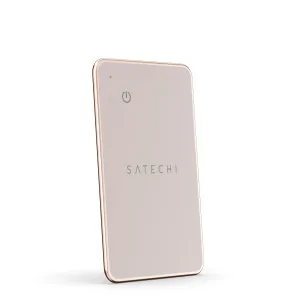 Satechi FindAll Wallet-Karte in Wüstenrosa, schlankes Profil zur Ortung mit Apple Find My