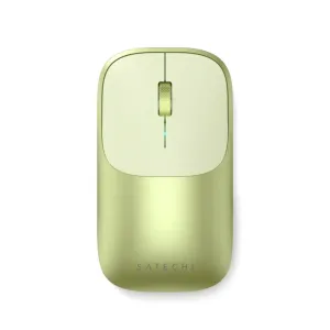 Satechi Slim EX bezvadu pele Citrus krāsā, ergonomiska Bluetooth pele ar USB-C uztvērēju Mac, iPad un citām ierīcēm