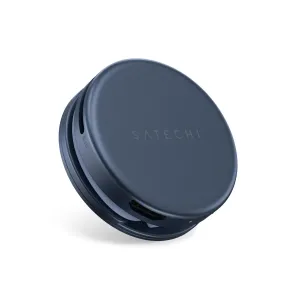 Satechi OntheGo 5-in-1 USB-C daudzportu adapteris indigo krāsā, ar HDMI portu un kompaktu apaļas formas dizainu