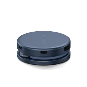 Satechi OntheGo 5-in-1 USB-C daudzportu adapteris indigā ar HDMI, SD kartes lasītāju un pītu kabeli