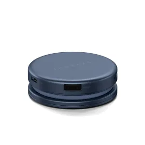 Satechi OntheGo 5-in-1 USB-C vairāku pieslēgvietu adapteris indigo krāsā ar HDMI, USB-A un SD kartes lasītāju