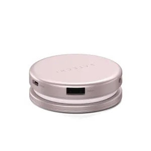 Satechi OntheGo 5-in-1 USB-C daudzportu adapteris rozā tonī ar USB-A un USB-C portiem