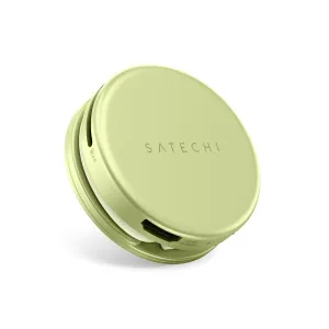 Satechi OntheGo 5-in-1 daudzportu adapters ar HDMI portu un USB-C kabeli, gaiši zaļā krāsā