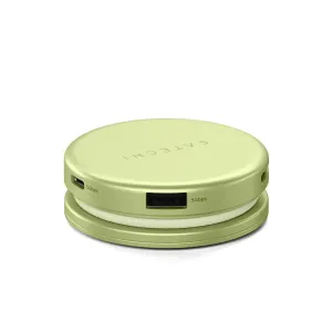 Satechi OntheGo 5-in-1 vairāku portu adapteris Citrus krāsā ar USB-C un USB-A portiem un pītu kabeli