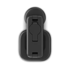 Satechi faltbarer 3-in-1-Qi2-Ladeständer in Schwarz, mit magnetischer Smartphone-Halterung und reisefreundlichem Design