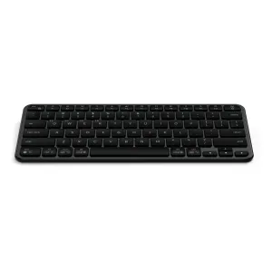 Satechi EX1 Slim trådløst tastatur i romsvart med US layout, kompakte lavprofiltaster og funksjonsrad