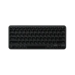 Satechi EX1 Slim trådløst tastatur med US layout, kompakt svart design og lavprofiltaster