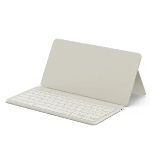 Satechi OntheGo faltbare Bluetooth-Tastatur mit integriertem Ständer für Tablets und Smartphones, in Sand