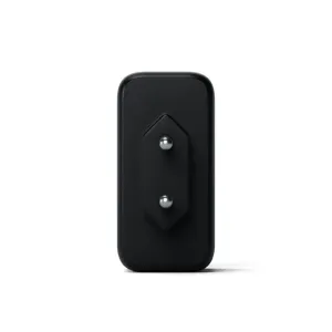 Cargador de pared Satechi de 100 W GaN PD en negro, cargador rápido compacto USB-C con enchufe de dos clavijas