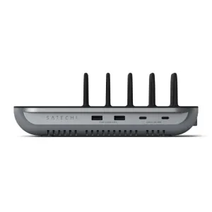 Estación de carga Satechi Dock5 para varios dispositivos con cinco ranuras para dispositivos y puertos USB-C PD