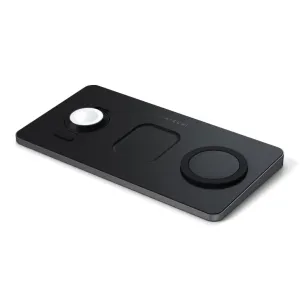 Satechi Trio trådløs ladeplate med tre ladeområder for iPhone, Apple Watch og AirPods