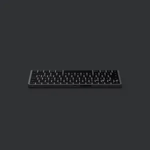 Satechi X1 trådlöst tangentbord med nordisk layout, kompakt svart lågprofilsdesign för Apple-enheter