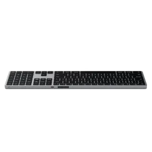 Satechi X3 trådlöst tangentbord med numeriskt tangentbord, slimmad design i rymdgrått för Mac och andra enheter