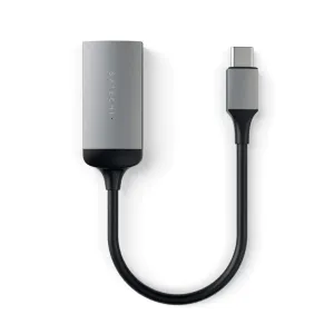 Satechi USB-C–HDMI-sovitinkaapeli tähtiharmaana kannettavan tietokoneen liittämiseen ulkoiseen näyttöön