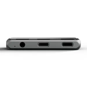 Satechi Mobile XR Hub with Audio avaruudenharmaana, etuliitännät äänelle, USB-C:lle ja liitettävyydelle