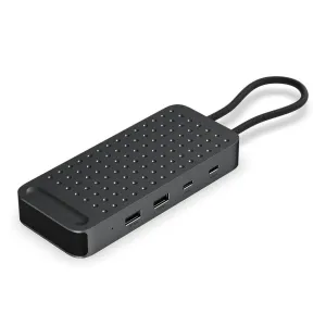 Satechi ExtendView USB4 Multiport-Adapter mit geflochtenem Kabel, USB-C- und USB-A-Anschlüssen