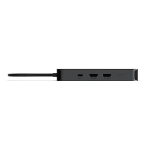 Satechi ExtendView USB4 Dual-HDMI-Multiport-Adapter in Space Black mit USB-C-Kabel und 4K-60-Hz-Anschlüssen