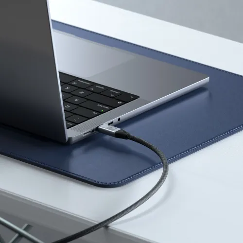 Satechi "uSB4 Pro V2" 1,2 m ilgio kabelis - greitas duomenų perdavimas ir galingas įkrovimas - Juoda