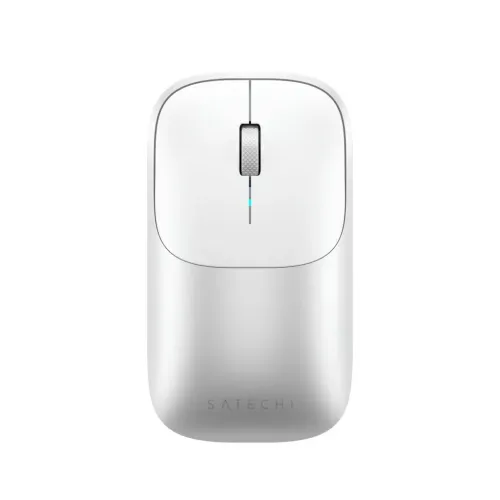 Satechi slim EX Wireless Mouse - Ergonomisk pekdon för dator och surfplatta - Silver
