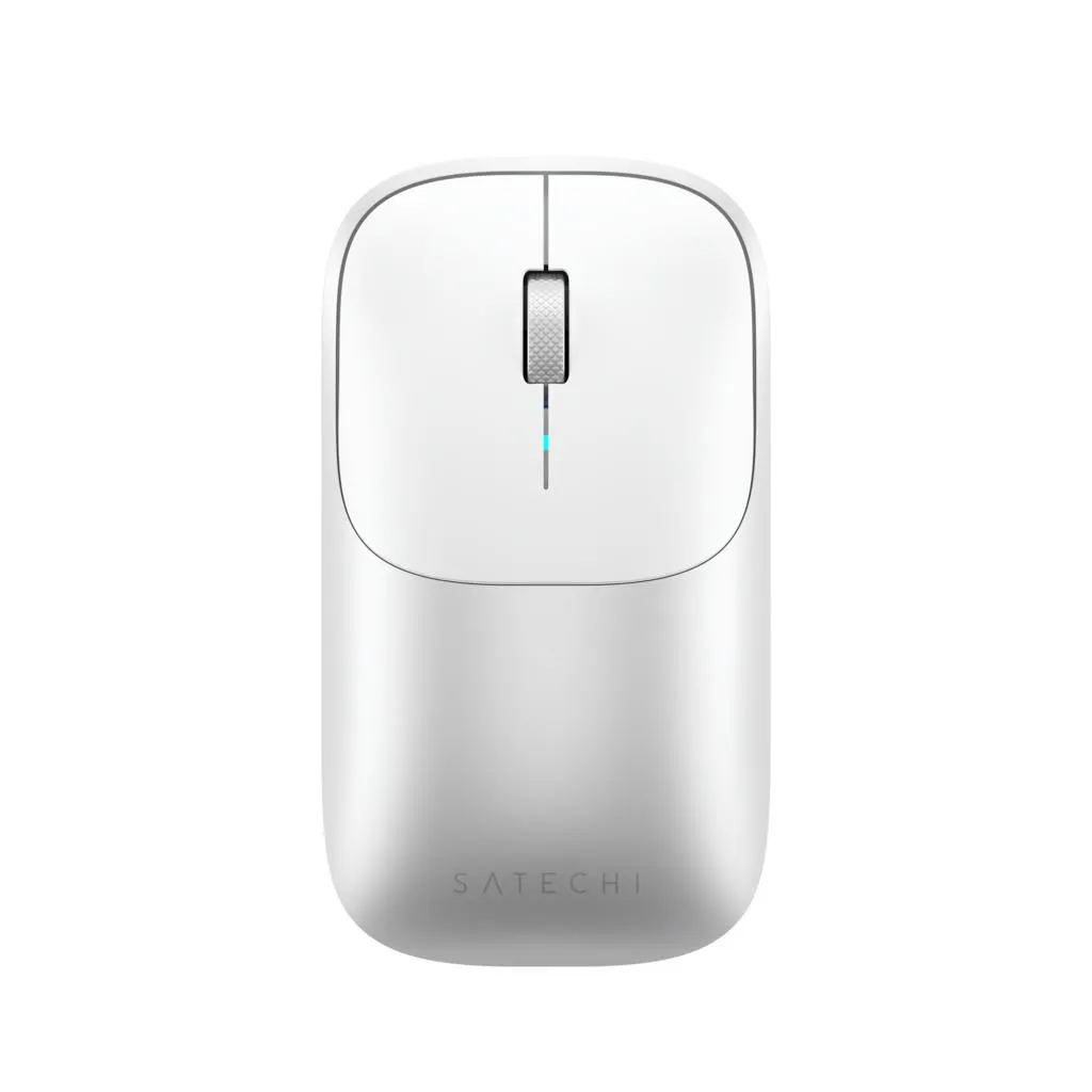 Satechi slim EX Wireless Mouse - Ergonomisk pekdon för dator och surfplatta - Silver