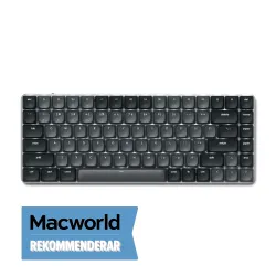 Satechi SM1 Mechanical Keyboard Dark US English Layout med bakgrundsbelysning, Bluetooth-anslutning, ergonomisk design, taktila brytare