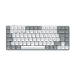 Satechi SM1 Slim Nordic Layout Mechanical Bluetooth Keyboard Light Grey - Brugerdefineret baggrundsbelysning, taktile brune kontakter, tilslutning af flere enheder