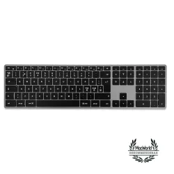 Satechi X3 Wireless Nordic Layout Keyboard är kompatibelt med Apple-enheter och har bakgrundsbelysta tangenter och Bluetooth-anslutning.