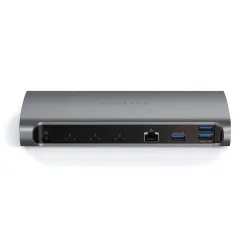 High-speed Satechi Thunderbolt 4 Dock with multiple ports, dual 4K HDMI, and 96W charging for enhanced connectivity and efficiency.